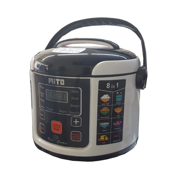 Mito R1 8in1 Digital Rice Cooker [1 L] [BLACK/PINK/COKLAT]
