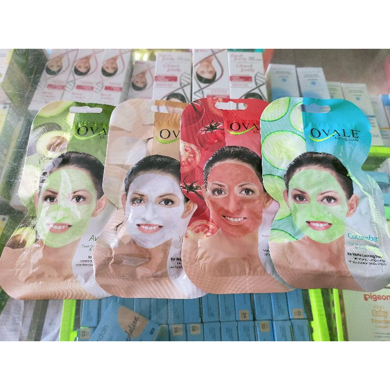 ovale facial mask / masker wajah ovale