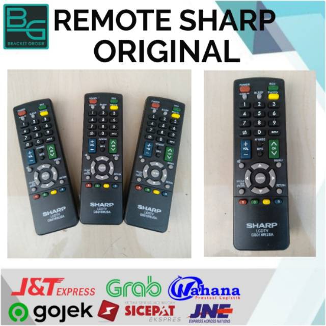 REMOTE SHARP TV LED LCD TABUNG ORIGINAL
