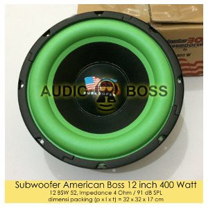 Promo  Subwoofer American Boss 12 inch 400 watt  Limited