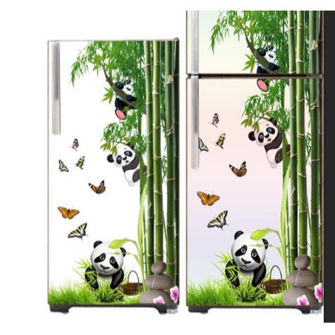 STICKER KULKAS PANDA STIKER KULKAS PANDA STIKER LEMARI ES PANDA Termurah