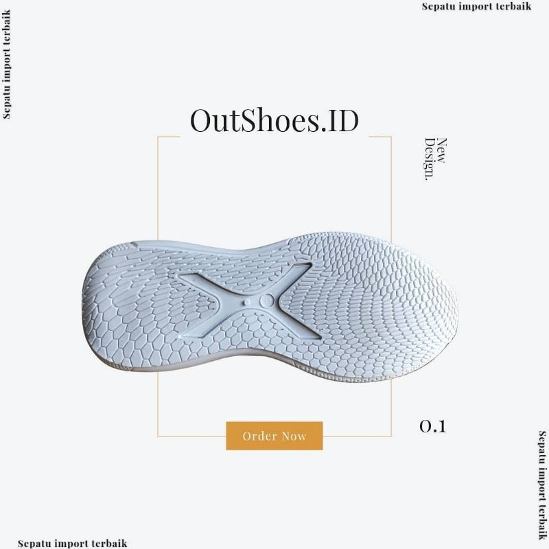 sepatu sneakers import merah hitam