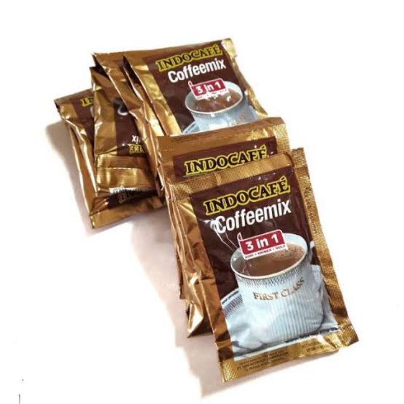 

INDOCAFE COFFEMIX 3IN1 SACHET 20gr Renceng Isi 10 Pcs