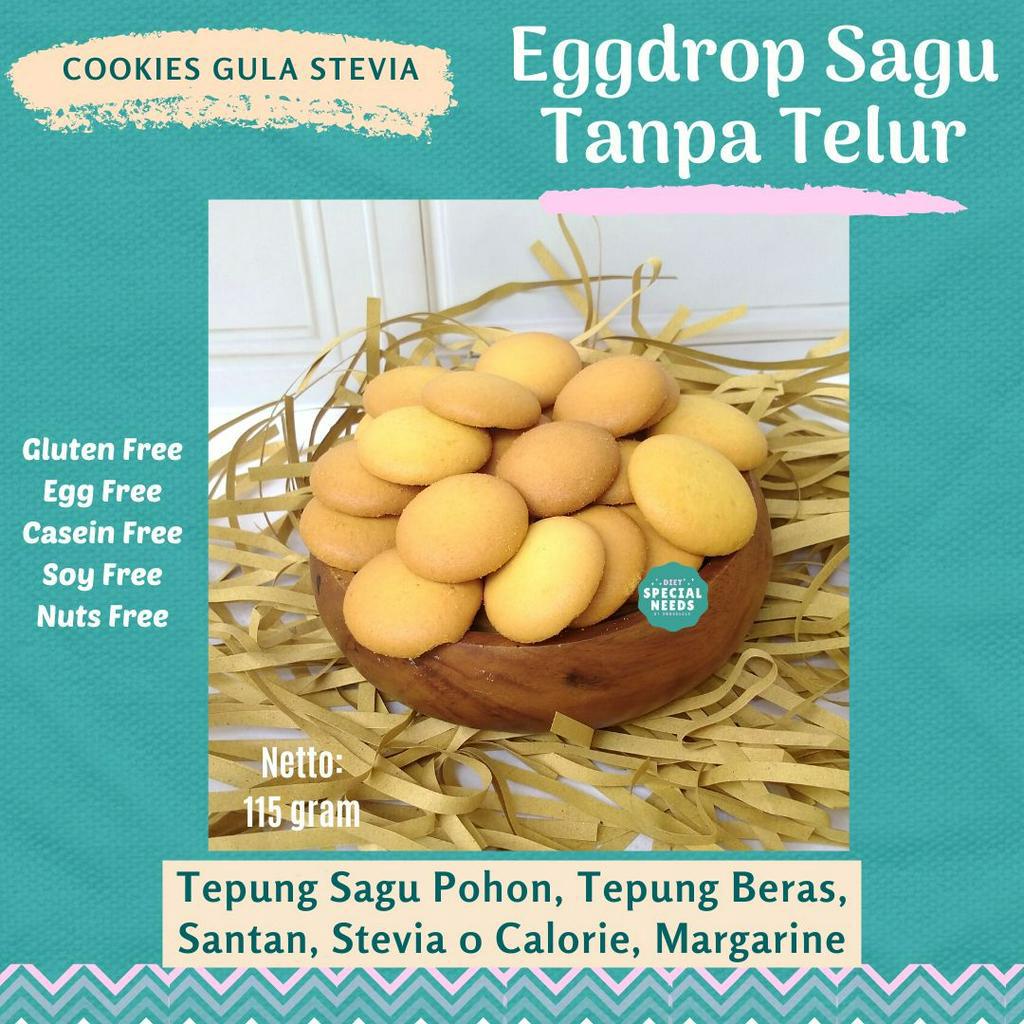 

Eggdrop Sagu Non Telur Egg Free Gluten Free dgn Stevia Diet Special Needs