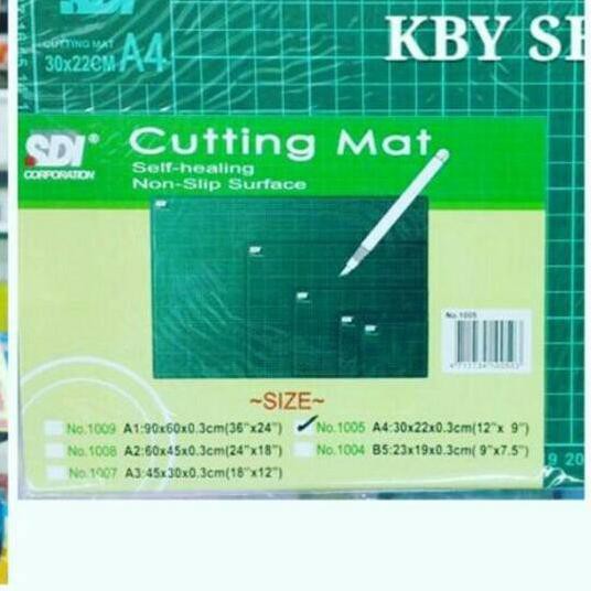 

♬ PAKET CUTTING MAT A4 + CUTTER PEN SDI ☈