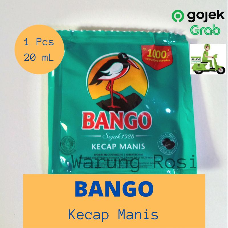 

Kecap Manis Bango 20ml (Sachet)