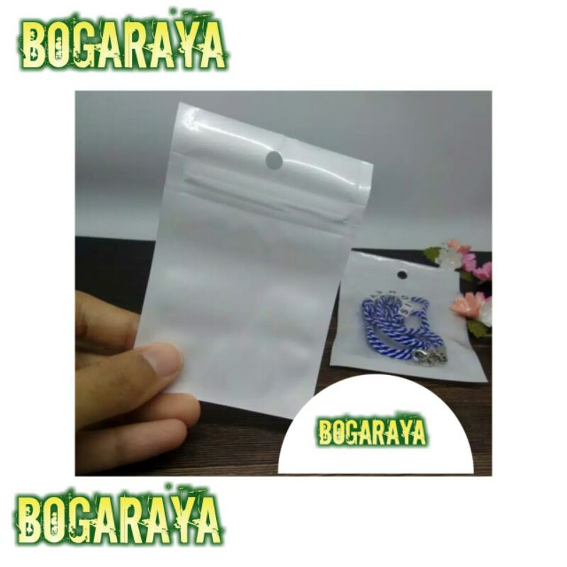 

plastik ziplock tempat aksesoris kalung gelang