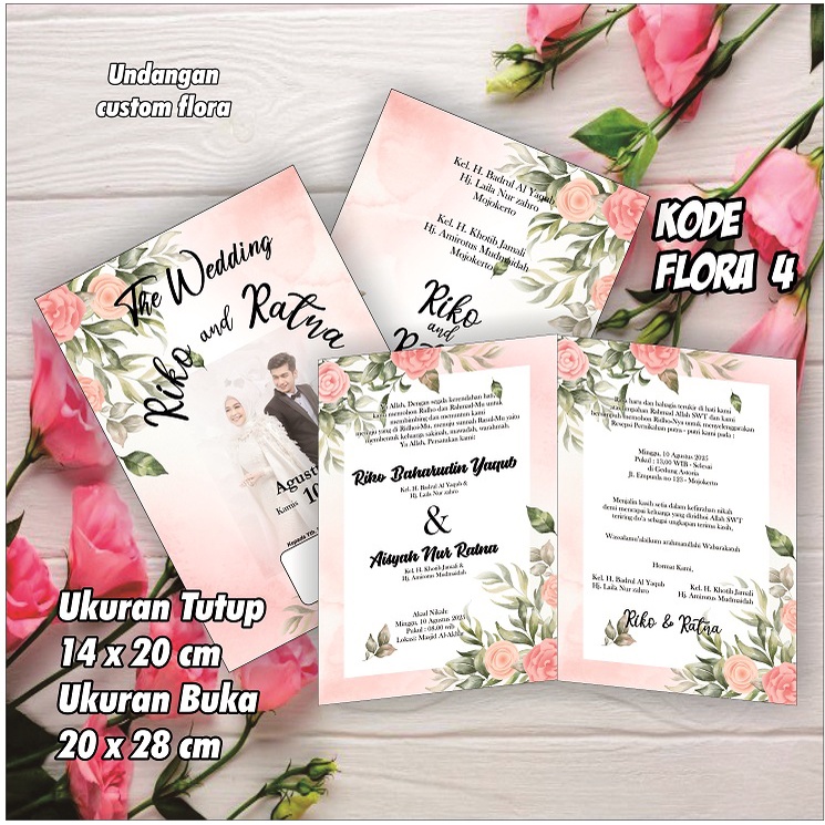 

UNDANGAN PERNIKAHAN FLORA 4