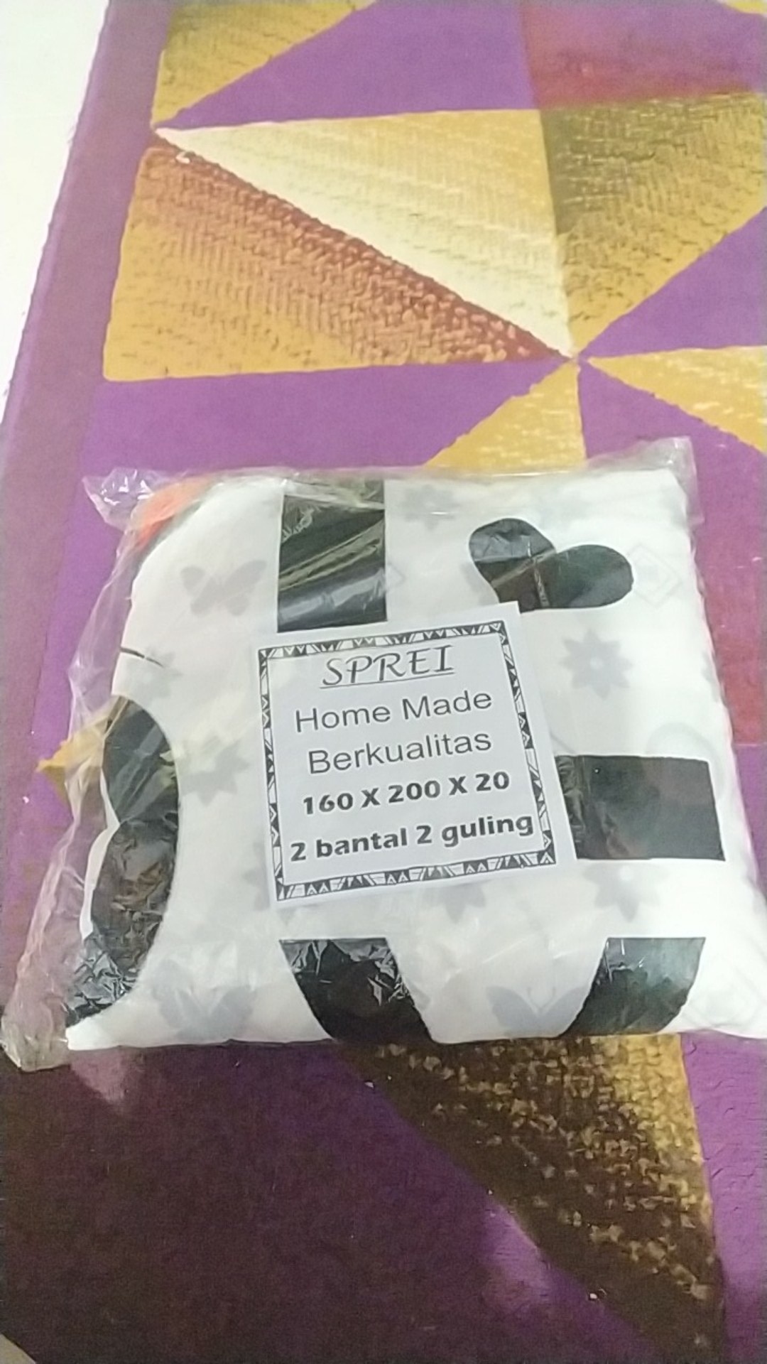 Sprei Homemade Karakter Motif Pink 120x200 160x200 180x200 Bahan Katun Halus Adem Tidak Luntur Murah