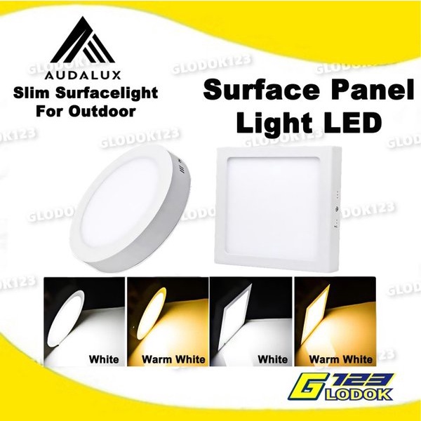 Lampu Downlight LED Panel 6W 12W 18W Surface Light Outdoor Audalux