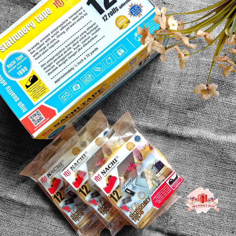 

isolasi nachi 12 mm bening solasi kado