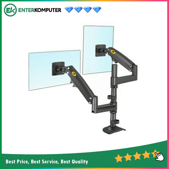 North Bayou H180 Bracket Dual Monitor 22-32 Inch