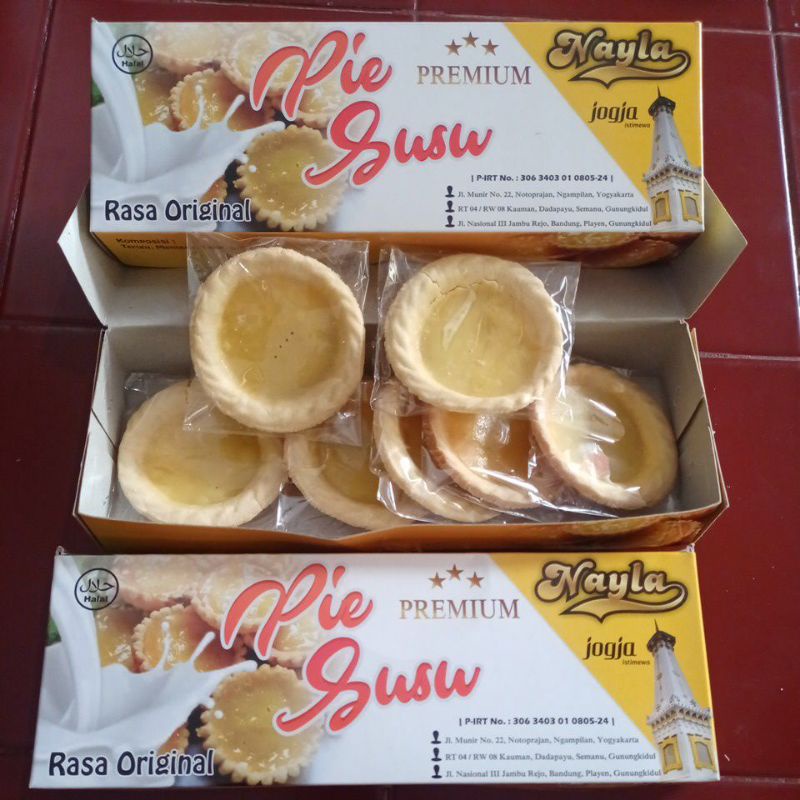 Pie Susu Premium Halal Nayla Asli Jogja Istimewa Rasa Original