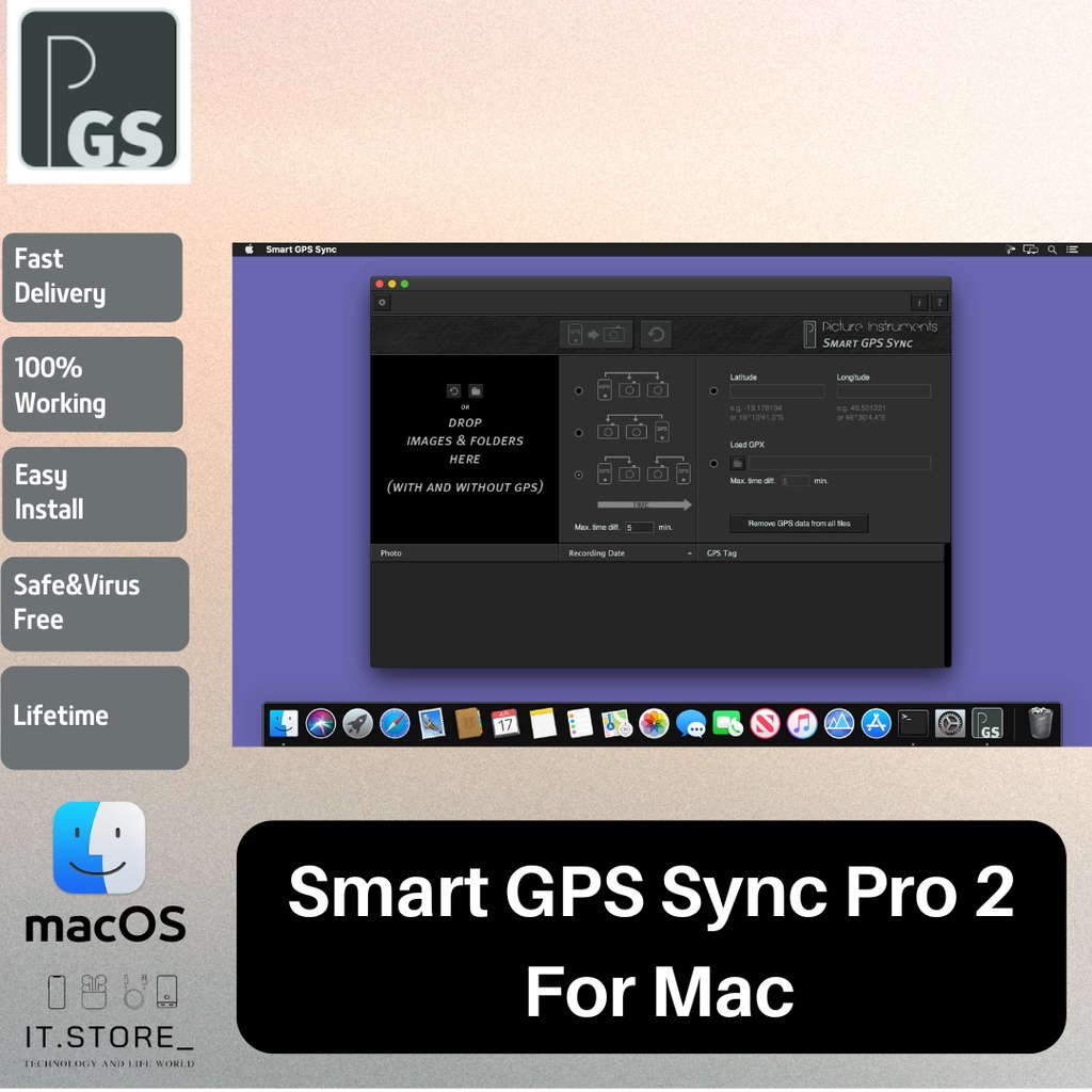 

Smrt GPS Sync Pr 2 Lftm fr Intl nd M1 Chp Appl Slcn McOs/Mcbk/Mc Fll Vrsn