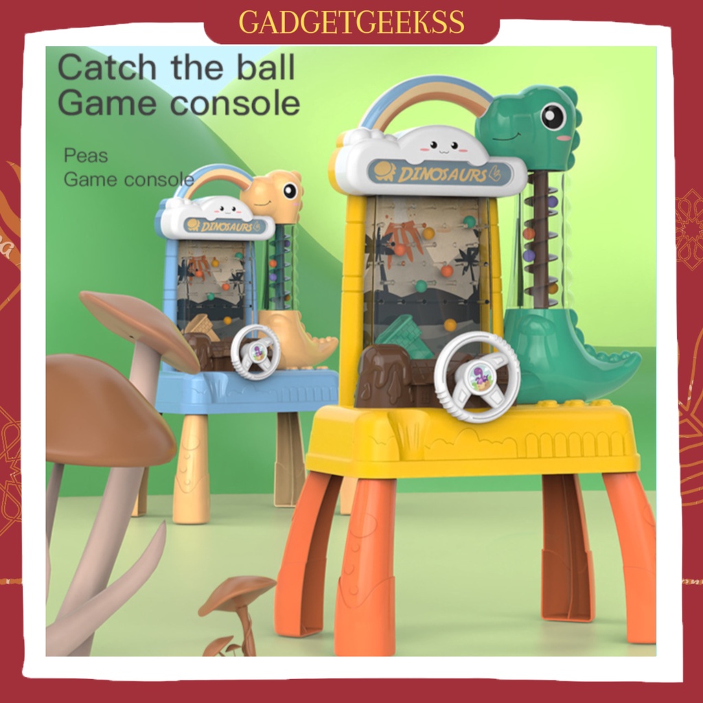 Mainan Dinosaurus Tangkap Bola Musik Main Setir Mobil Steering Wheel Montessori Anak Anak