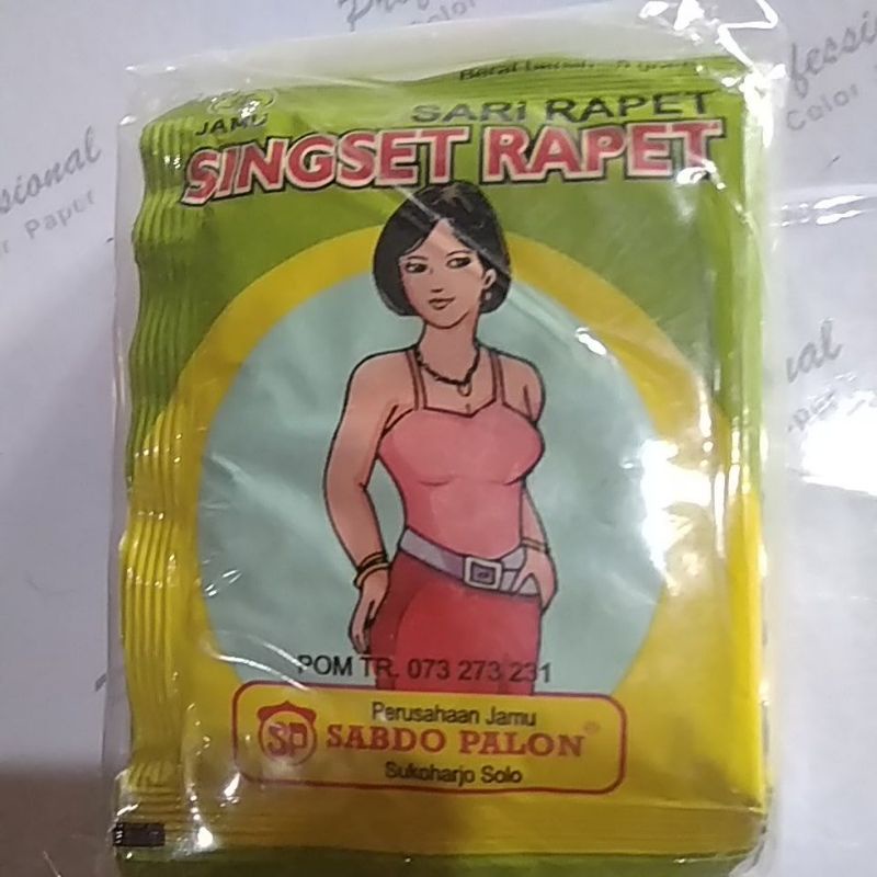 jamu sari rapet singset rapet.SABDO PALON isi 10 bungkus