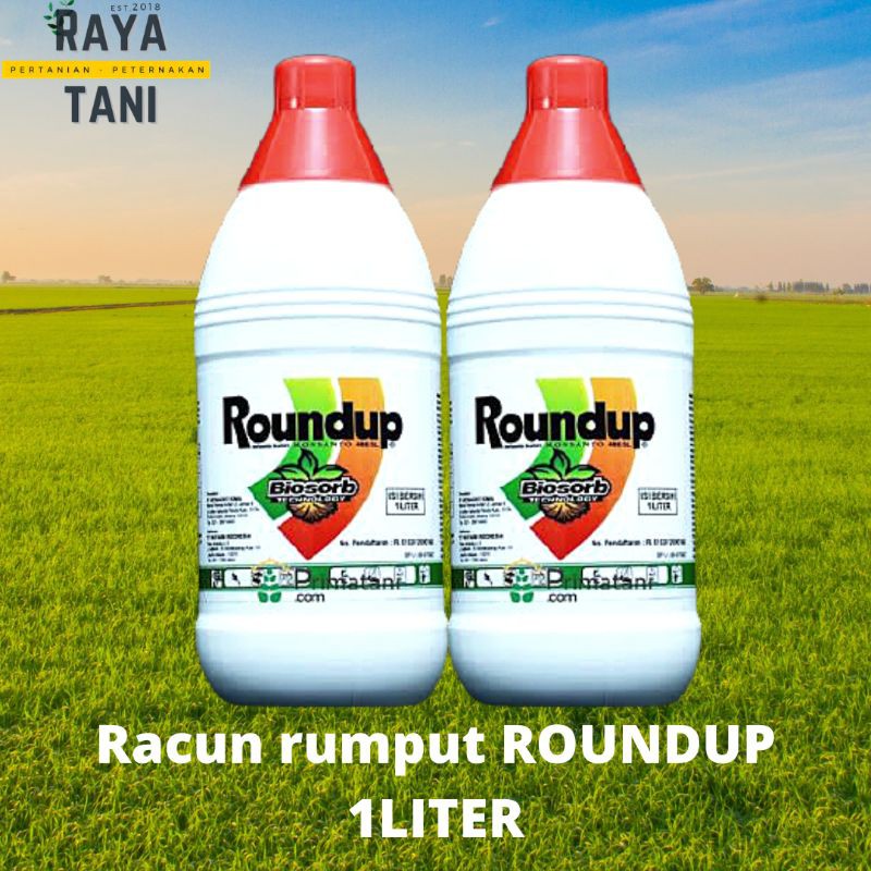 Jual Racun Rumput Herbisida Sistemik Roundup 1ltr Rumput Mati Sampai