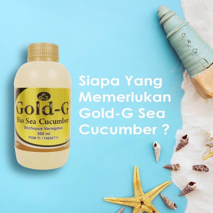 Jelly Gamat Gold G 500 ml Sea Cucumber Dari Teripang Laut Berkualitas Asli Original