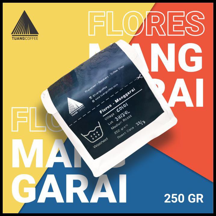 

Premium-Roasted Bean 250Gr - Washed Arabica - Flores Manggarai-Kartika