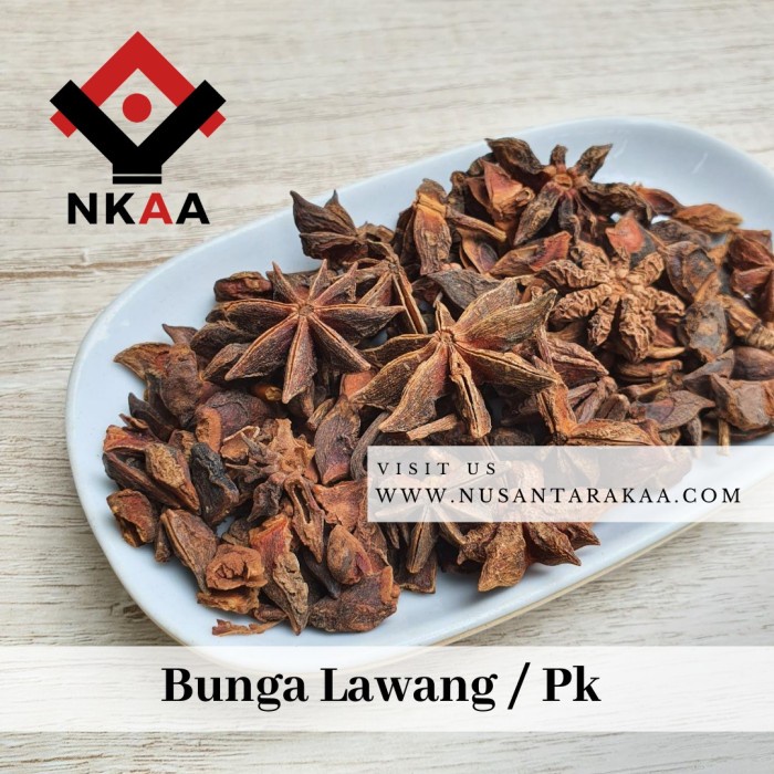 

Bunga Lawang/PK/Bungan Bintang/Star Aniseeds 20 gram