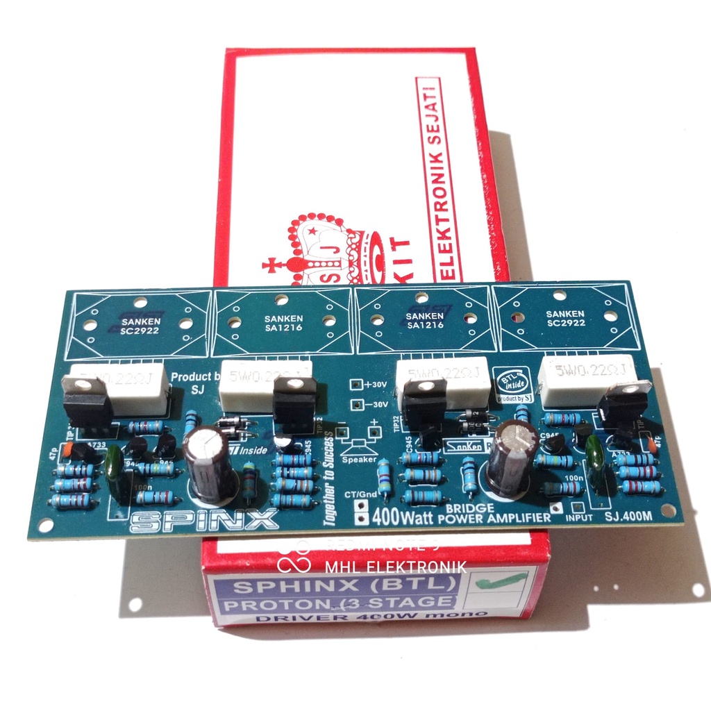 Spinx BTL 400Watt Power Amplifier