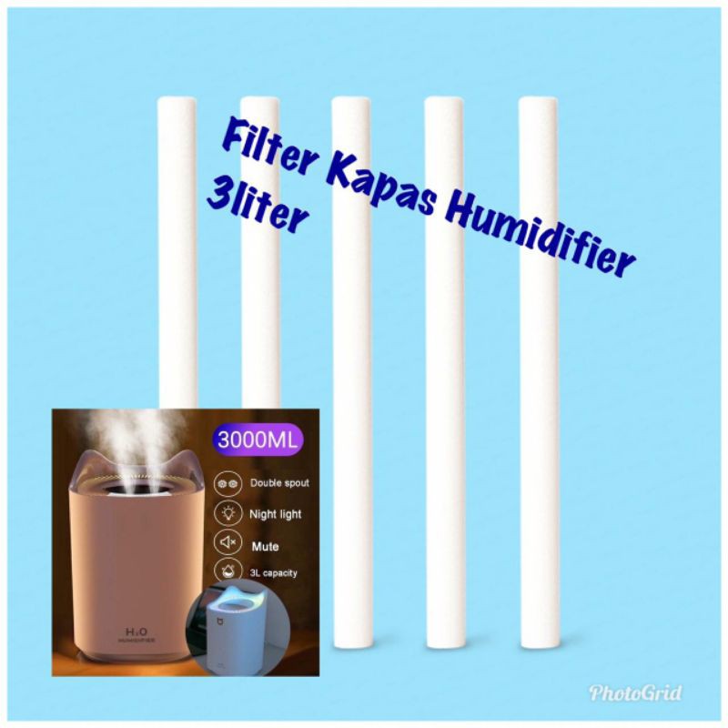 Filter Cotton Humidifier double nozzle 3liter