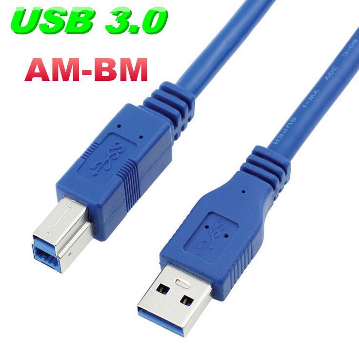 SKU-1206 KABEL USB PRINTER 5M VERSI 3.0 AM BM USB 3.0 PRINTER USB 3.0