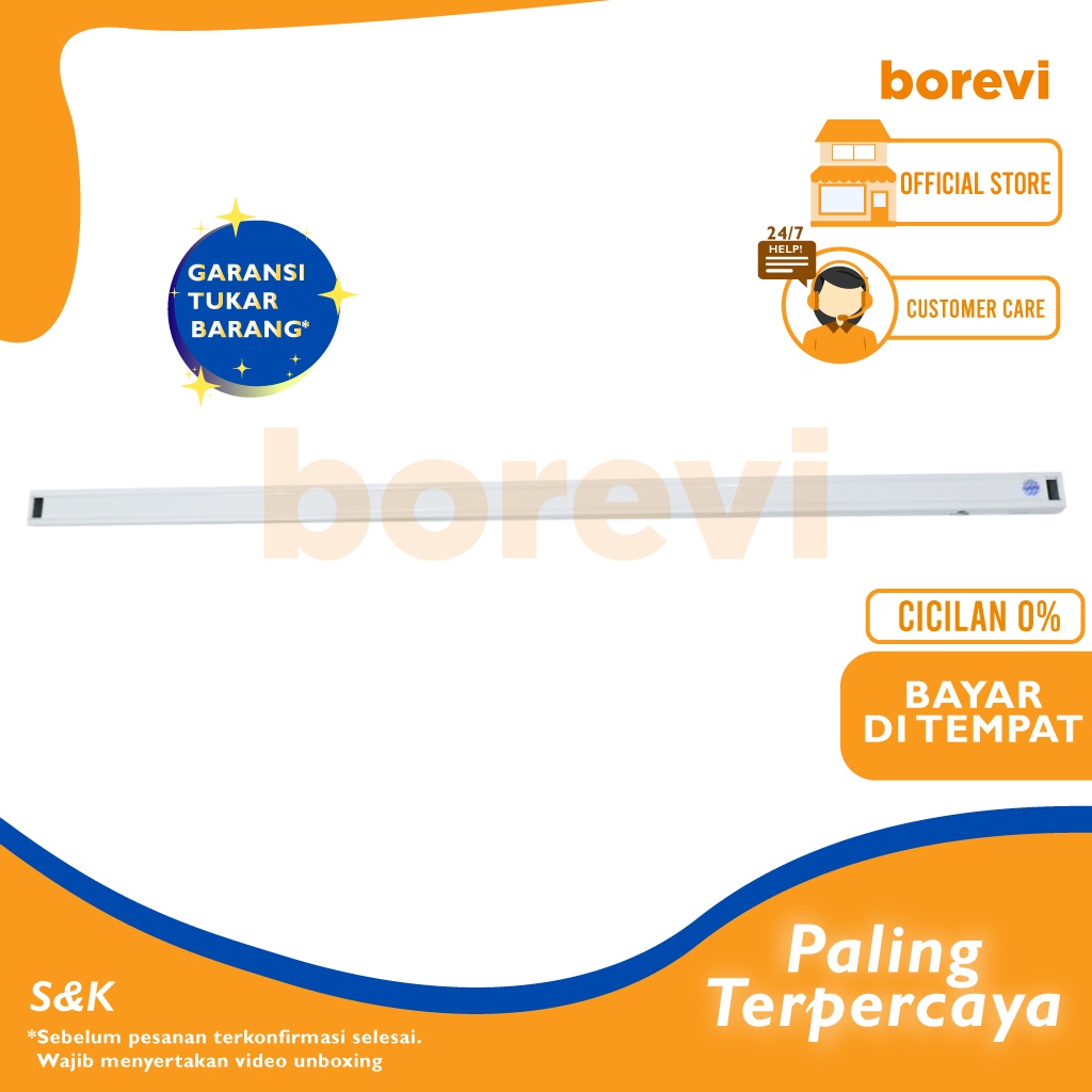 KAP LAMPU TLD HOSEKI 36W, TL 36 WATT HOSEKI BALAS