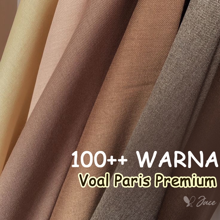 (PART 3) JACE PARIS PREMIUM Jilbab Paris Premium Square Segiempat Voal Paris Premium Kerudung Paris Premium Hijab Paris Premium Jahit Tepi Tegak Anti Letoy