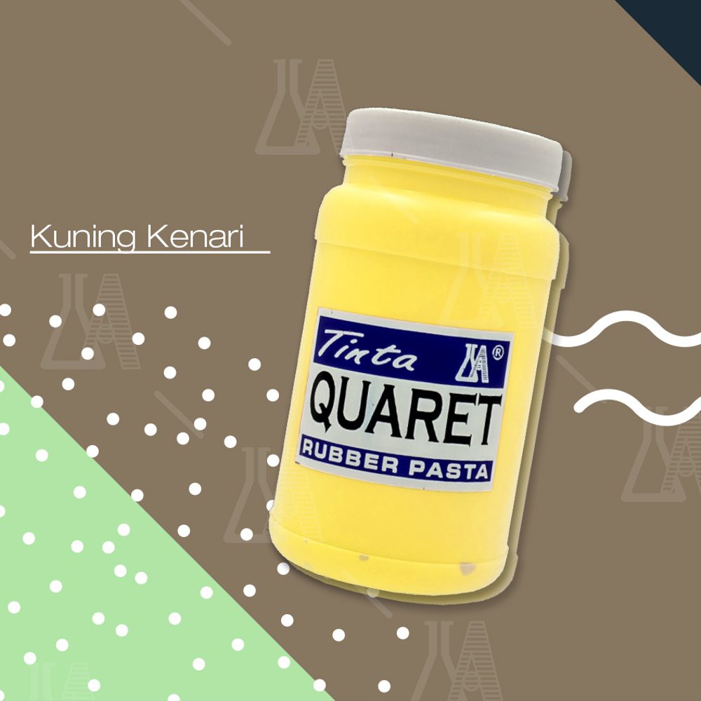 

Cat Sablon Quaret Warna Kuning Kenari - Setengah Kilo terbatas