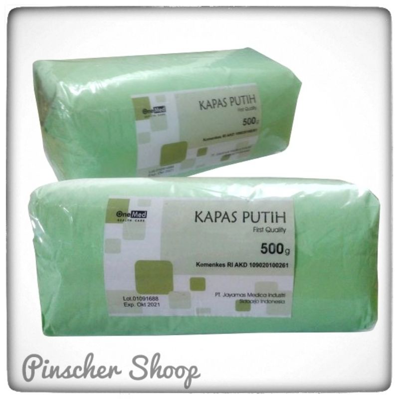 Kapas 500 Gram Putih Onemed