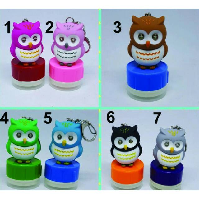 

custom stamp / stempel nama light and sounds karakter Owl