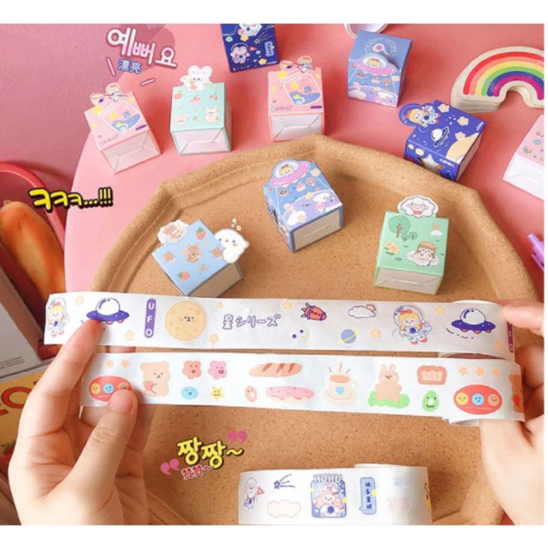 

DIY dekorative Roll Stickers paper stiker rolls kertas