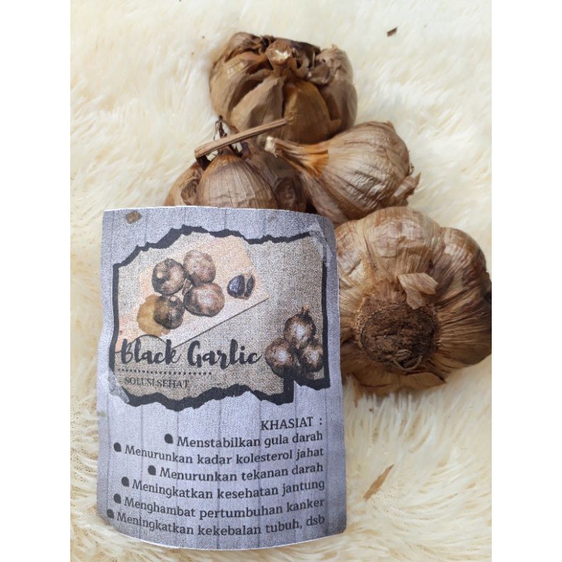 

Bawang Hitam ( Black Garlic )