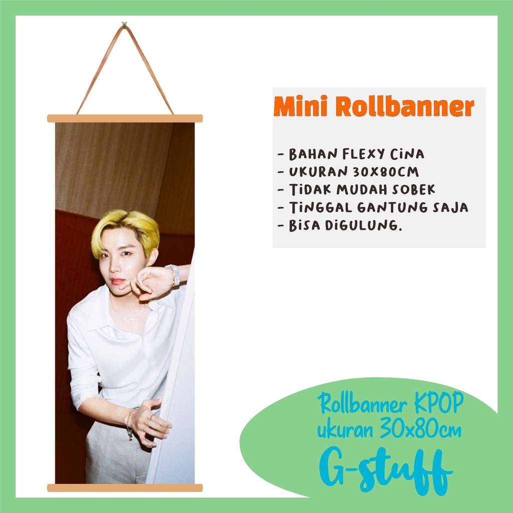 MINI ROLL BANNER BTS JHOPE BUTTER