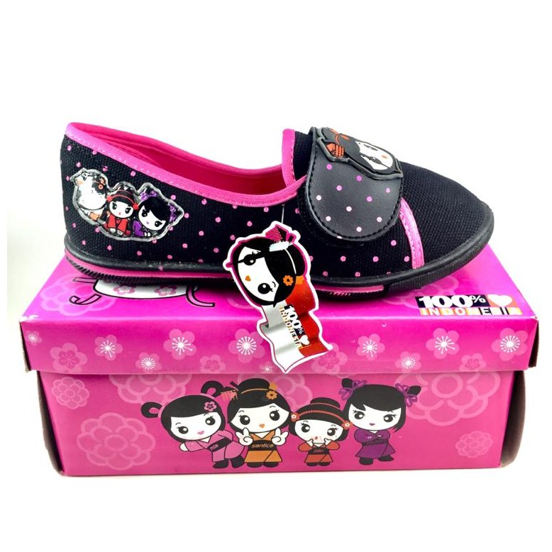 PROMO SEPATU ANAK PEREMPUAN SANTICA YOSHIKO WARNA BLACK PINK 27 - 30-3