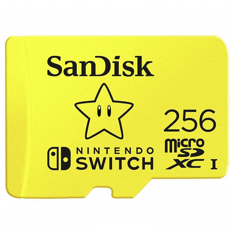 Sandisk MicroSDXC Card U3 For NINTENDO SWITCH - 256GB (4K Ultra HD) Micro SD 256 GB 100MBps ORIGINAL