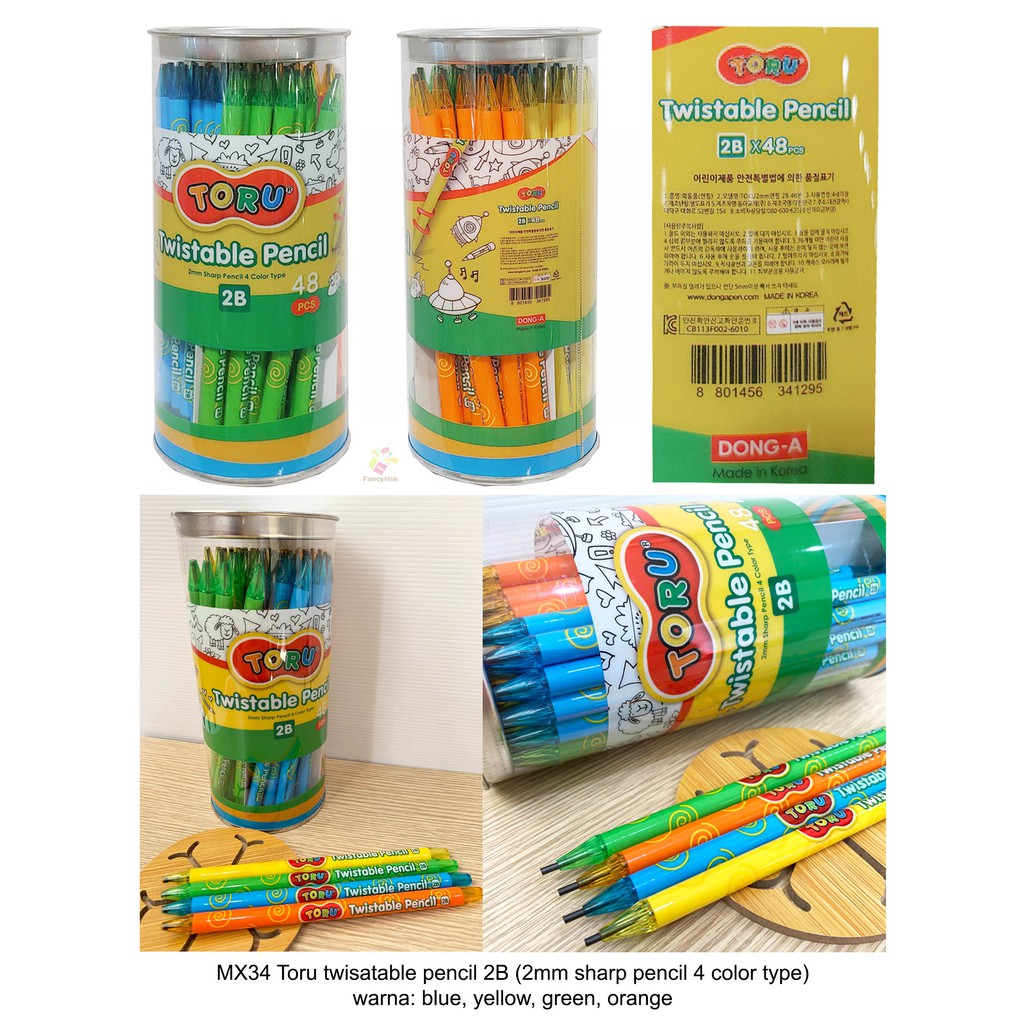 

ORI KOREA TORU TWISATABLE PENCIL 2B - MX34