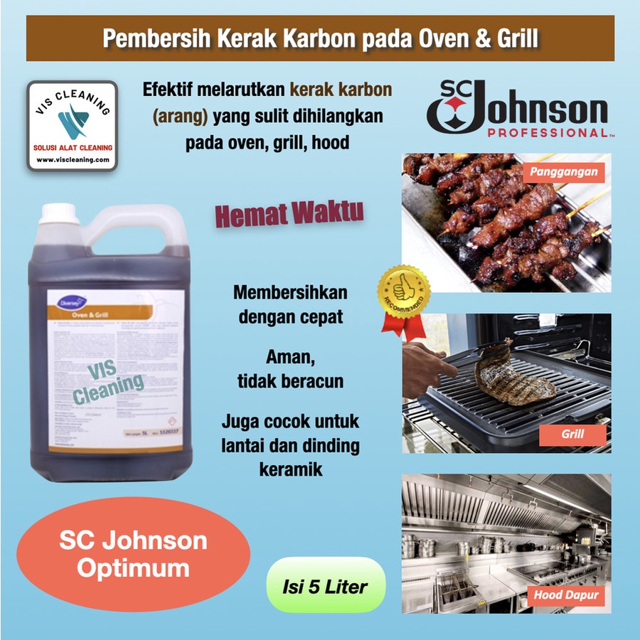 SC Johnson Optimum - Pembersih Kerak Karbon pada Oven &amp; Grill ( 5 L )