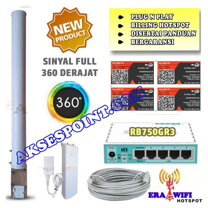 Paket Usaha Wifi Hotspot Rt Rw Net 3 Km 360 Derajat 30 Dbm