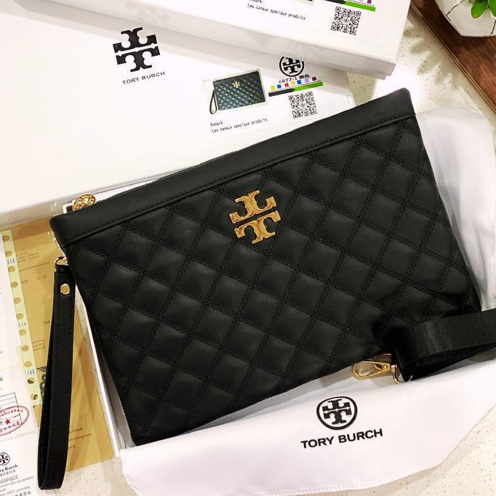 Tas Wanita Terbaru CLUTCH TORY KULIT LAMBSKIN SUPER PREMIUM Imp0rt HANDBAG TANGAN PRIA WANITA Tas Ba