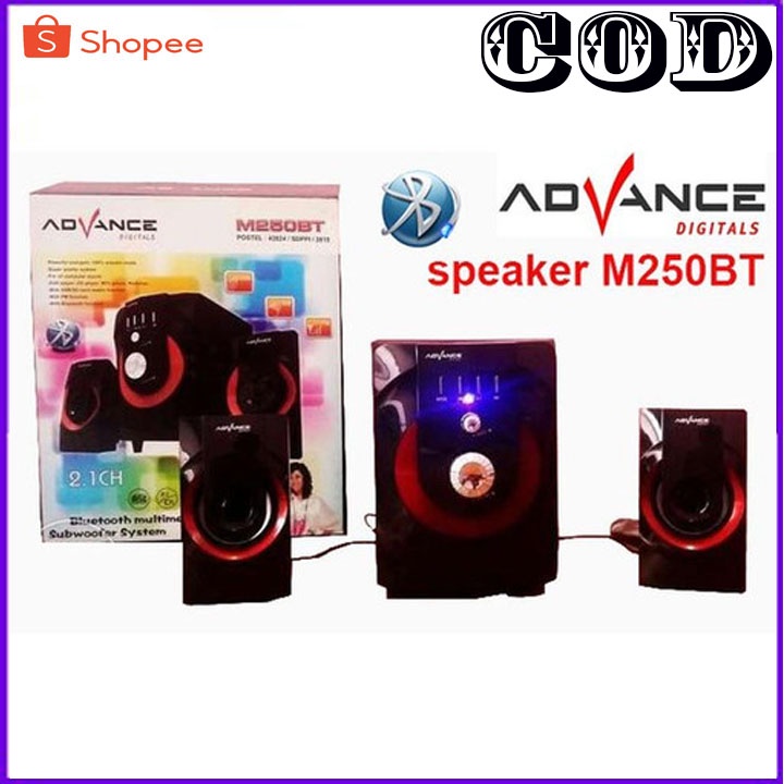 Speaker Aktif ADVANCE M250BT Bluetooth Xtra Power Sound BERGARANSI RESMI