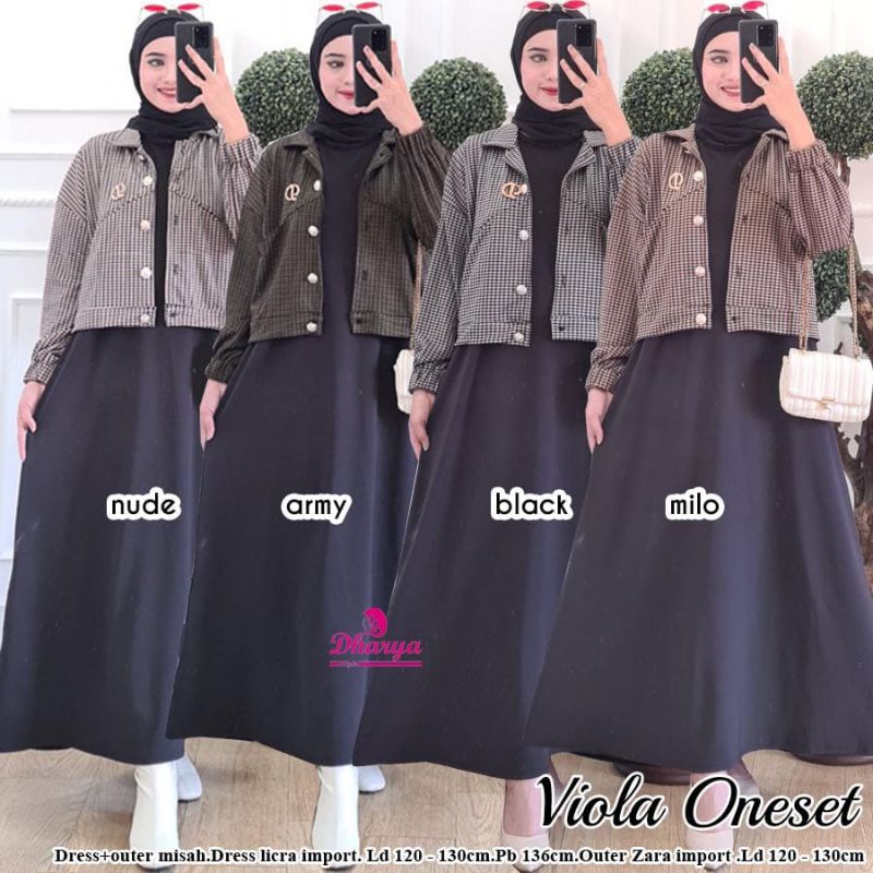 VIOLA ONESET OUTER KOTAK KOTAK