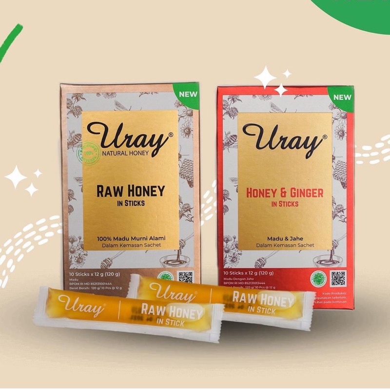 

Madu uray Stick kemasan sachet saset satuan praktis ekonomis