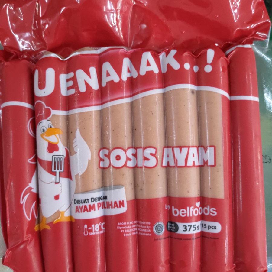 

Belfoods uenaaak sosis ayam isi 15 375 gr