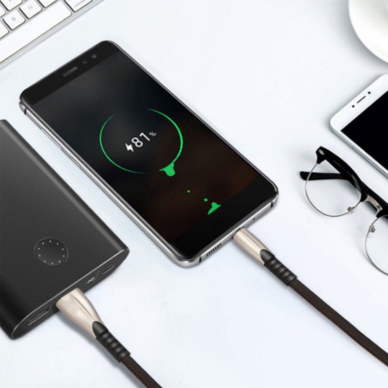 Cre Kabel Data / Charger Usb Tipe-C QC3.0 Fast Charging Bahan Zinc Alloy Untuk Android