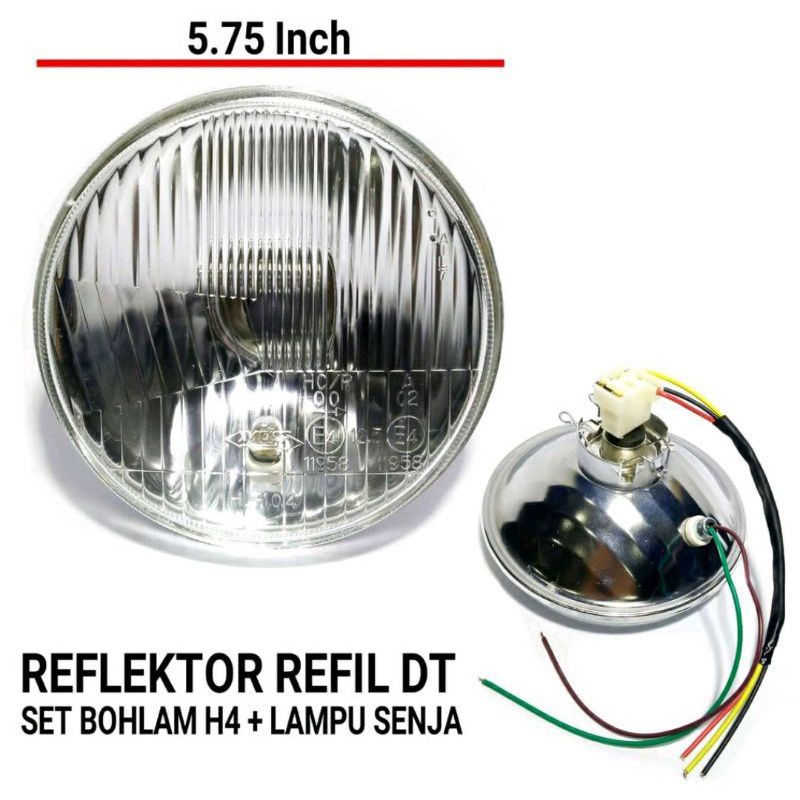 REFLEKTOR AUTOPAL 5.7 INCH REFLEKTOR CB LAMPU AUTOPAL H4 CB REFLEKTOR JUTE