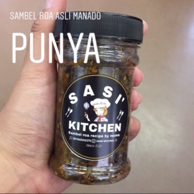 

Sambel ikan roa asli Manado punya