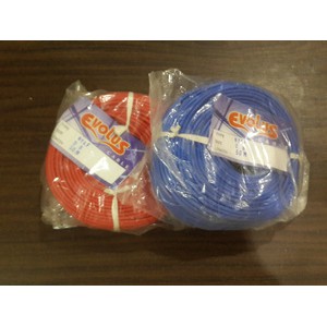 Kabel NYAF 0.8mm diameter 3mm isi 50M Tunggal Serabut merk Elvolus