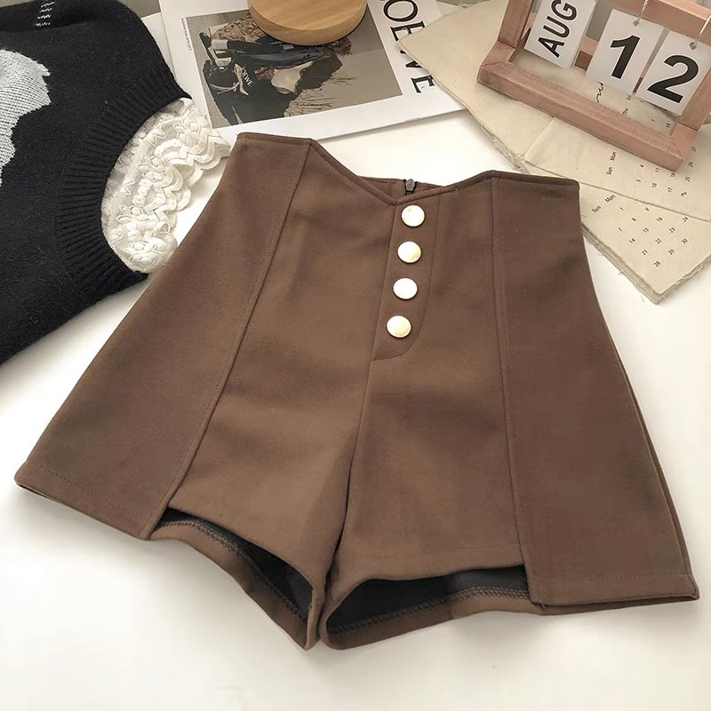 (S-XXL) HIGHWAIST BOBA PANTS KOREAN CELANA WANITA SIMPLE HW.